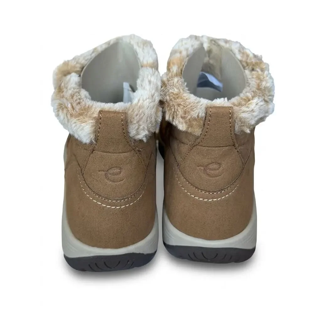 NEW! Easy Spirit Vance2 Women's Flat Heel Winter Boots US 8.5M Medium Brown